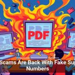 PDF Scams Are Back With Fake Support Numbers